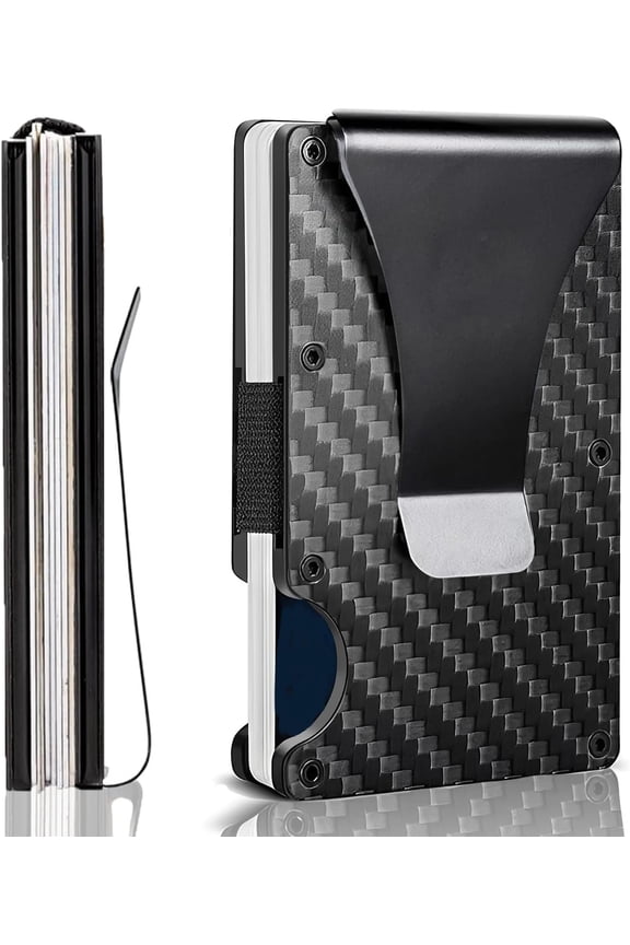 Minimalist Wallet, Carbon Fiber, Men and Women