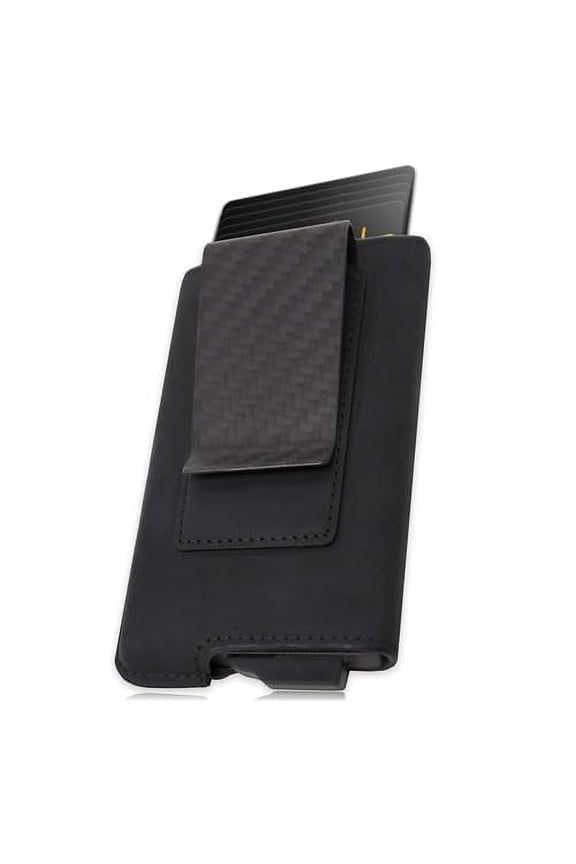 Minimalist Wallet For Men - Slim Credit Card Holder Rfid Mens Wallets With 3K Carbon