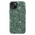 thumbnail image 1 of Minimalist Whale Shark Pattern Phone Case, Green Ocean Sea Life iPhone Cover, Underwater Marine Animal Art for iPhone 16 15 14 13 12 11 Pro Max, 1 of 6