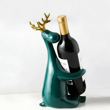 Minimalist Wine Rack Decor - Creative Red Wine Glass Holder for Living Room, Bar Cabinet Display, Housewarming Gift for New Home
