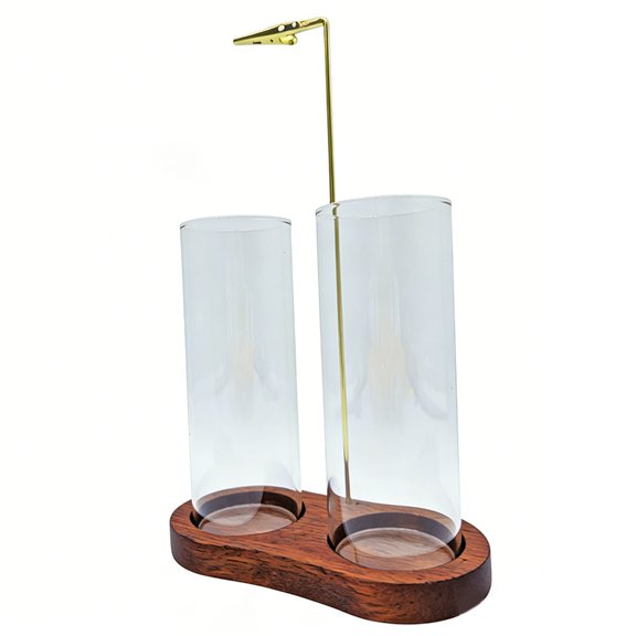 Minimalist Wooden 8 Shaped Glass Scent Diffuser For And Decor