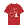thumbnail image 1 of Minimalist Yoga, Gildan Unisex Softstyle Shirt, Meditate Graphic Tee, S-3XL, 1 of 3