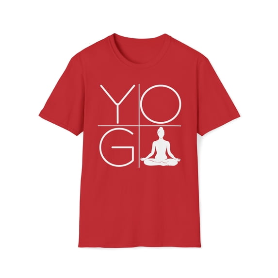 Minimalist Yoga, Gildan Unisex Softstyle Shirt, Meditate Graphic Tee, S-3XL