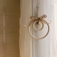 thumbnail image 1 of Minimalist and Pure Handmade Woven Hom Bedroom Decoration Hang Decorations Gift Children's Room Decoration Bell Wall Decoration (bilayer), 1 of 5