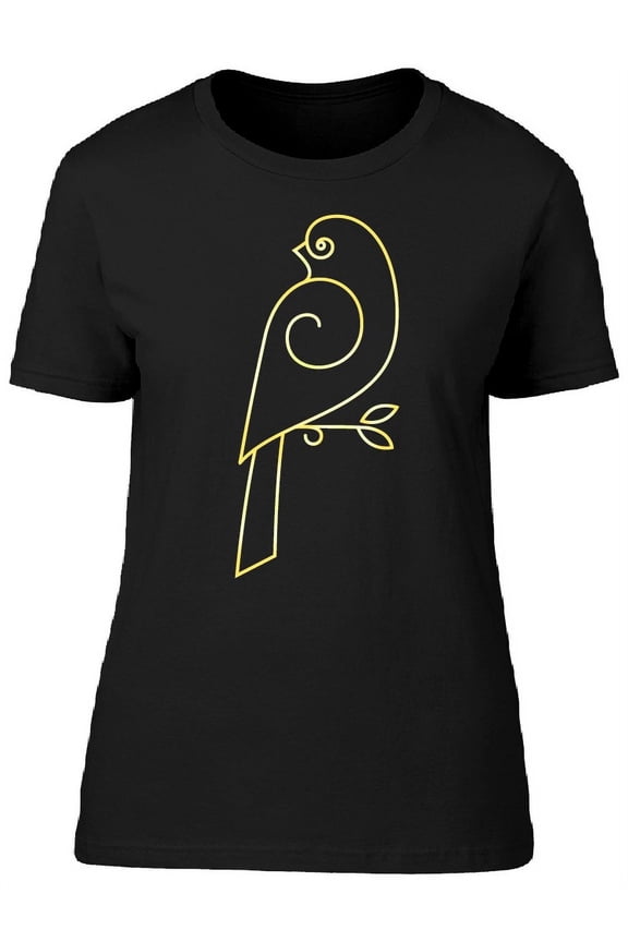 Minimalistic Bird Logo Tee Women's -Image by Shutterstock