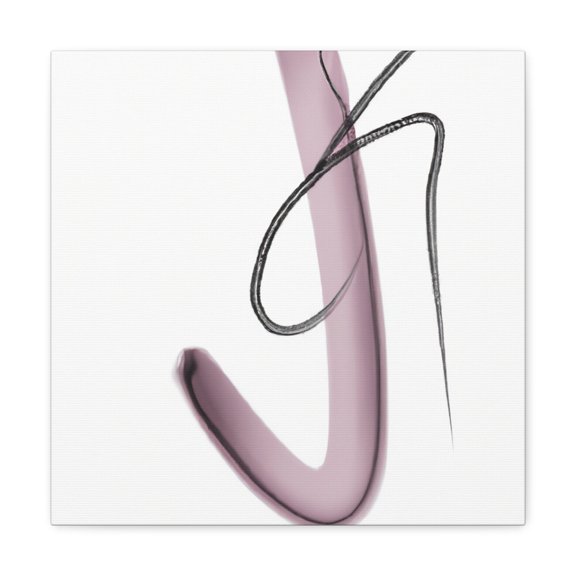 "Minimalistic J. Portrait" - Canvas