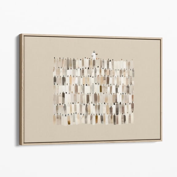 Minimalistic Jesus Feeds the 5000 Digital Print Faith Inspired Home Decor