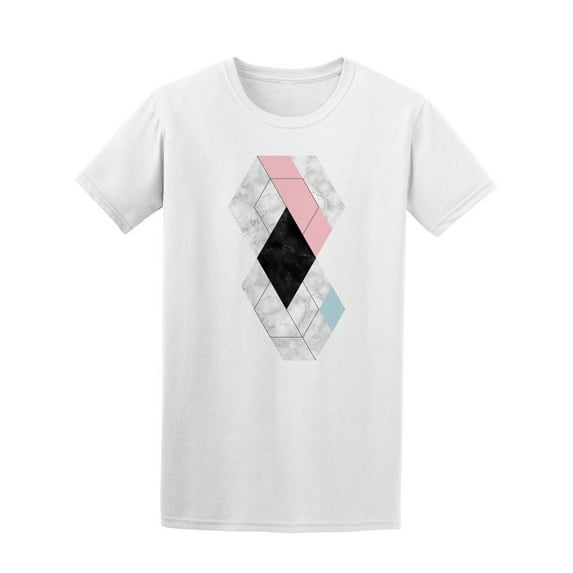 Minimalistic Marble Design T-Shirt Men -Image by Shutterstock, Male Large