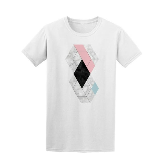 Minimalistic Marble Design T-Shirt Men -Image by Shutterstock, Male Medium