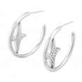 thumbnail image 1 of Minimalists Star Earrings Copper Craftsmanship Breathable Comfortable Wearable Art, 1 of 8