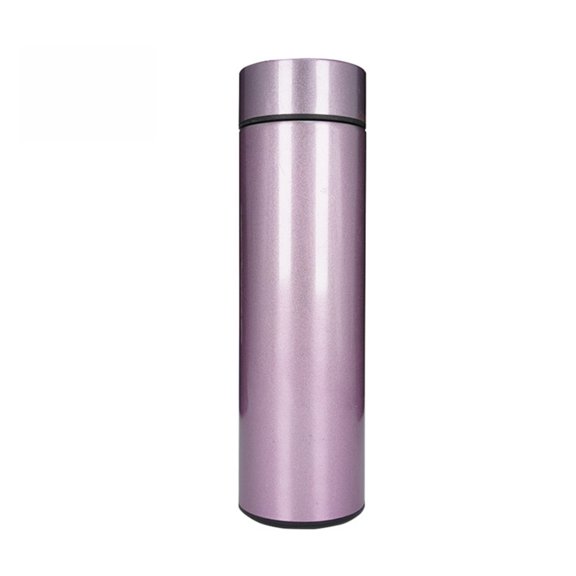 Minimally insulated smart cup, intelligent digital display water cup, high aesthetic tea water separation stainless steel insulated cup 16.91oz