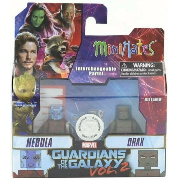 Minimates Marvel Guardians of The Galaxy Vol 2 - Nebula & Drax
