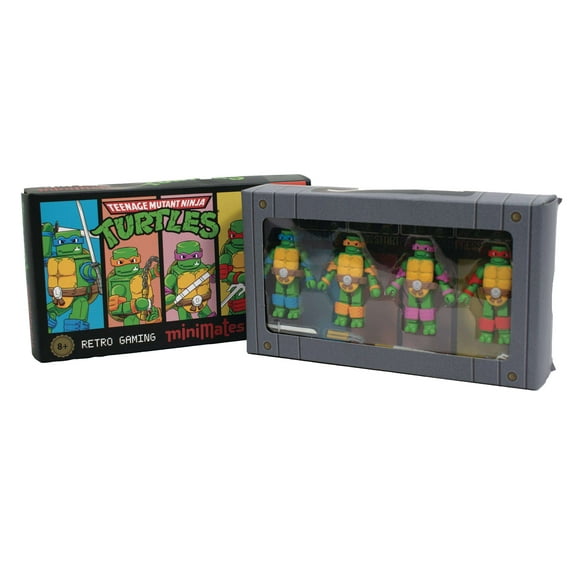 Minimates Teenage Mutant Ninja Turtles Mini Figure 4-Pack (SDCC 2024, Retro Game Version)
