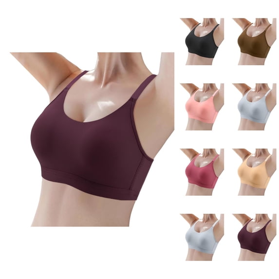 Minimizer Bras for Women Adjustable Strap Push Up Lifting Anti Sagging Side Support Wireless Bra Everyday Bra