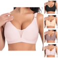 thumbnail image 1 of Minimizer Bras for Women Deep V Neck Seamless Wireless Push Up Bralettes Plus Size Lightweight Everyday Bra, 1 of 6