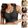 thumbnail image 1 of Minimizer Bras for Women Full Coverage Anti Sagging Side Support Seamless Racerback Push Up Bralette Everyday Bra, 1 of 8