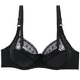 thumbnail image 1 of Minimizer Bras for Women, Full Coverage Lace Bra Unlined Underwire Plus Size Bras for Heavy Breast E Cup, 1 of 3