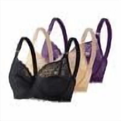 Minimizer Bras for Women Lace Unlined Full Coverage Plus Size Bras with Underwire Support Everyday Bra for Large Breasts