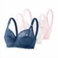thumbnail image 1 of Minimizer Bras for Women Lace Unlined Full Coverage Plus Size Bras with Underwire Support Everyday Bra for Large Breasts, 1 of 6