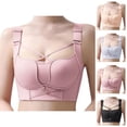 thumbnail image 1 of Minimizer Bras for Women Plus Size Front Criss Cross Full Coverage Wireless Side Support Lifting Push Up Bralettes, 1 of 6