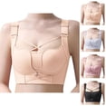 thumbnail image 1 of Minimizer Bras for Women Plus Size Front Criss Cross Full Coverage Wireless Side Support Lifting Push Up Bralettes, 1 of 4