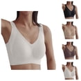 thumbnail image 1 of Minimizer Bras for Women Plus Size Full Coverage Seamless Anti Sagging Bralette Everyday Bra, 1 of 6