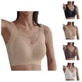 thumbnail image 1 of Minimizer Bras for Women Plus Size Full Coverage Seamless Anti Sagging Bralette Everyday Bra, 1 of 9