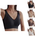 thumbnail image 1 of Minimizer Bras for Women Plus Size Full Coverage Seamless Anti Sagging Bralette Everyday Bra, 1 of 4