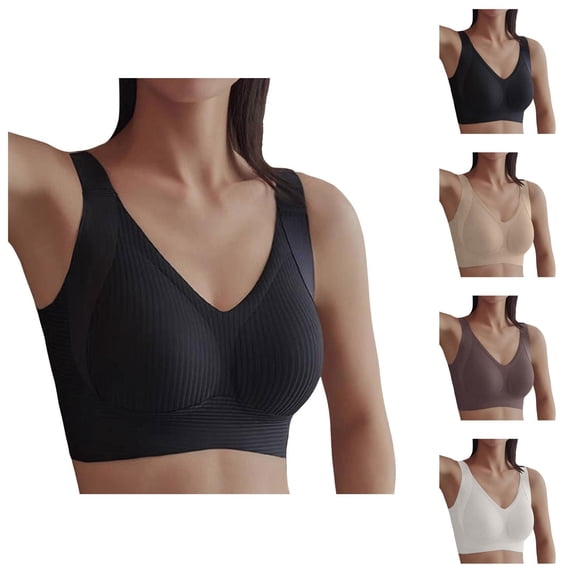 Minimizer Bras for Women Plus Size Full Coverage Seamless Anti Sagging Bralette Everyday Bra