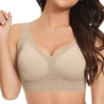 thumbnail image 1 of Minimizer Bras for Women Plus Size Full Coverage Supportive Comfort Bra Wireless Bras, 1 of 8