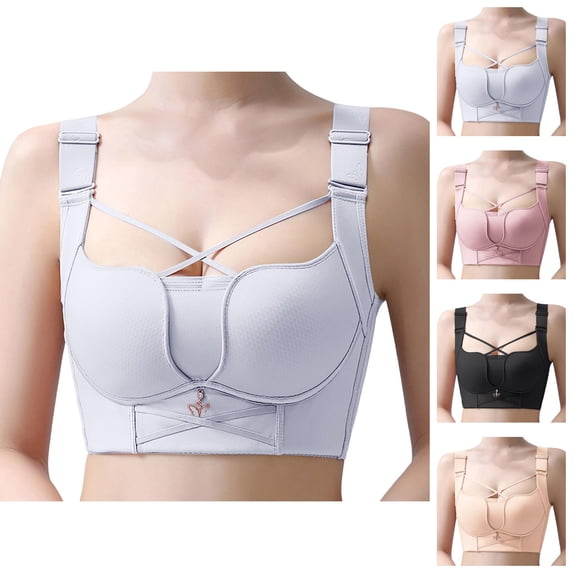 Minimizer Bras for Women Plus Size Full Coverage Wireless Lifting Push Up Bralettes