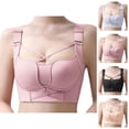 thumbnail image 1 of Minimizer Bras for Women Plus Size Full Coverage Wireless Lifting Push Up Bralettes, 1 of 7