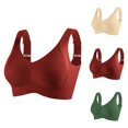 thumbnail image 1 of Minimizer Bras for Women Plus Size Seamless Anti Sagging Full Coverage Push Up Bralette Everyday Bra, 1 of 4