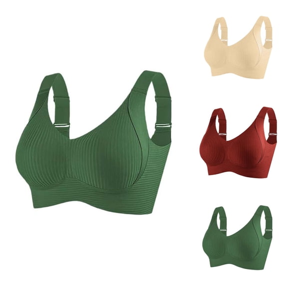 Minimizer Bras for Women Plus Size Seamless Anti Sagging Full Coverage Push Up Bralette Everyday Bra