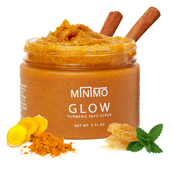 Minimo Skin Essentials Glow Skin Brightening Face Scrub Combo with Organic Ingredients For Glowing & Fresh Skin