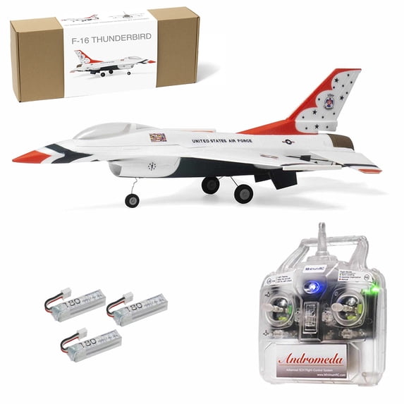 MinimumRC F-16 Thunder-Birds RC Plane for Adults, 30mm EDF 2S Brushless ...