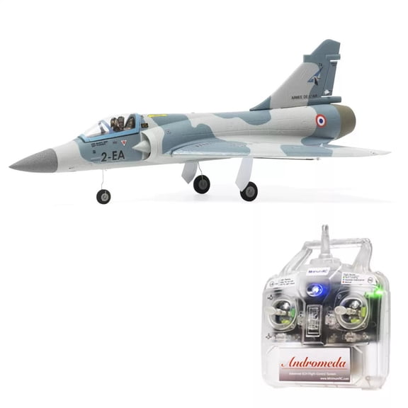 MinimumRC Phantom 2000 RC Jet 30mm EDF Brushless 4 Channel 2.4GHz Gyro Stabilized RC Airplane 310mm Wingspan Delta Wing Fighter Jet with 1 Battery (Left-Hand Throttle)