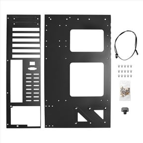 Mining Frame Mining ETH Motherboard Bracket Thickened Bitcoin Mining Rig Case Support ITX/ Mini ATX for 8 GPU(ATX),1* Open Mining Frame,Black