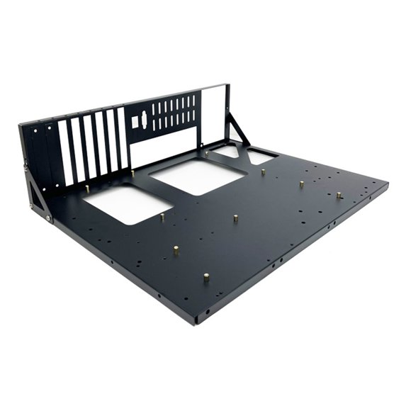 Mining Rig Frame for GPU Aluminum Open Miner Rig Case Rack for Bitcoin Currency Mining Accessory