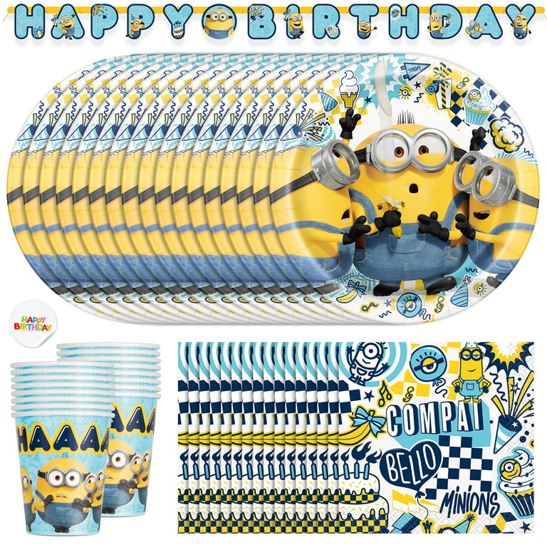 Minion Clear Bag Purse Case Carrying Kids Adult Blue Yellow 