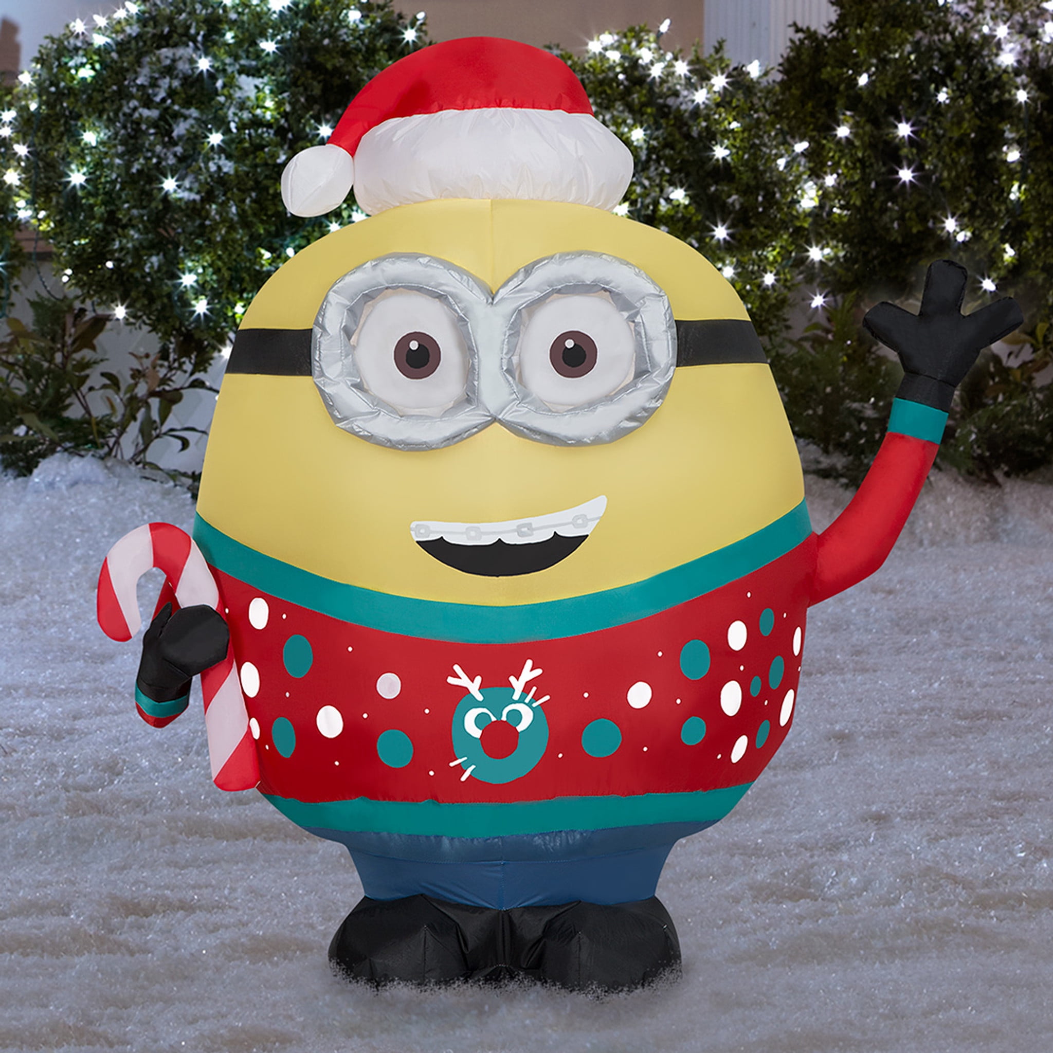 Christmas minion inflatable discount