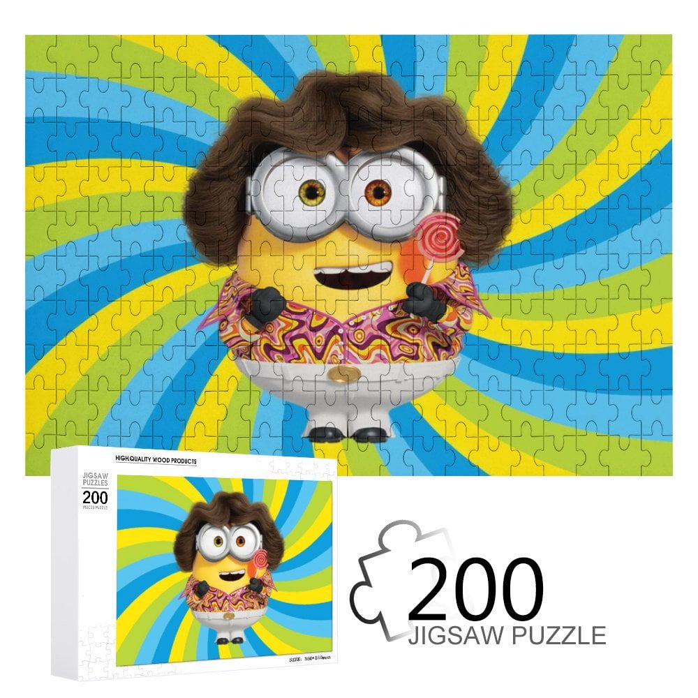 Minion Puzzle - 200 Pieces Jigsaw Puzzles for Adults, Families, Or Kids ...