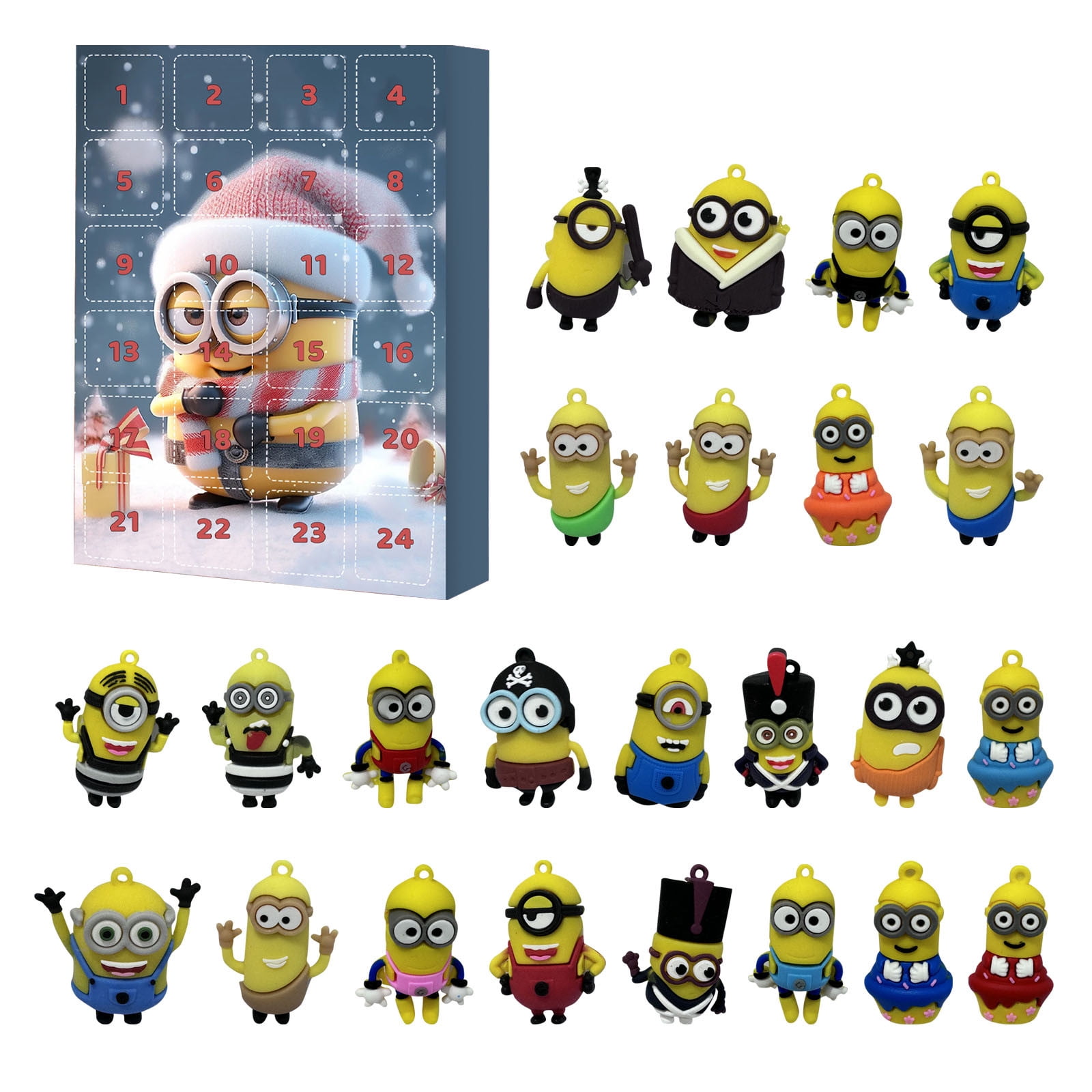 Minion Toys,Minion Minions Countdown Calendar figures,1*Advent