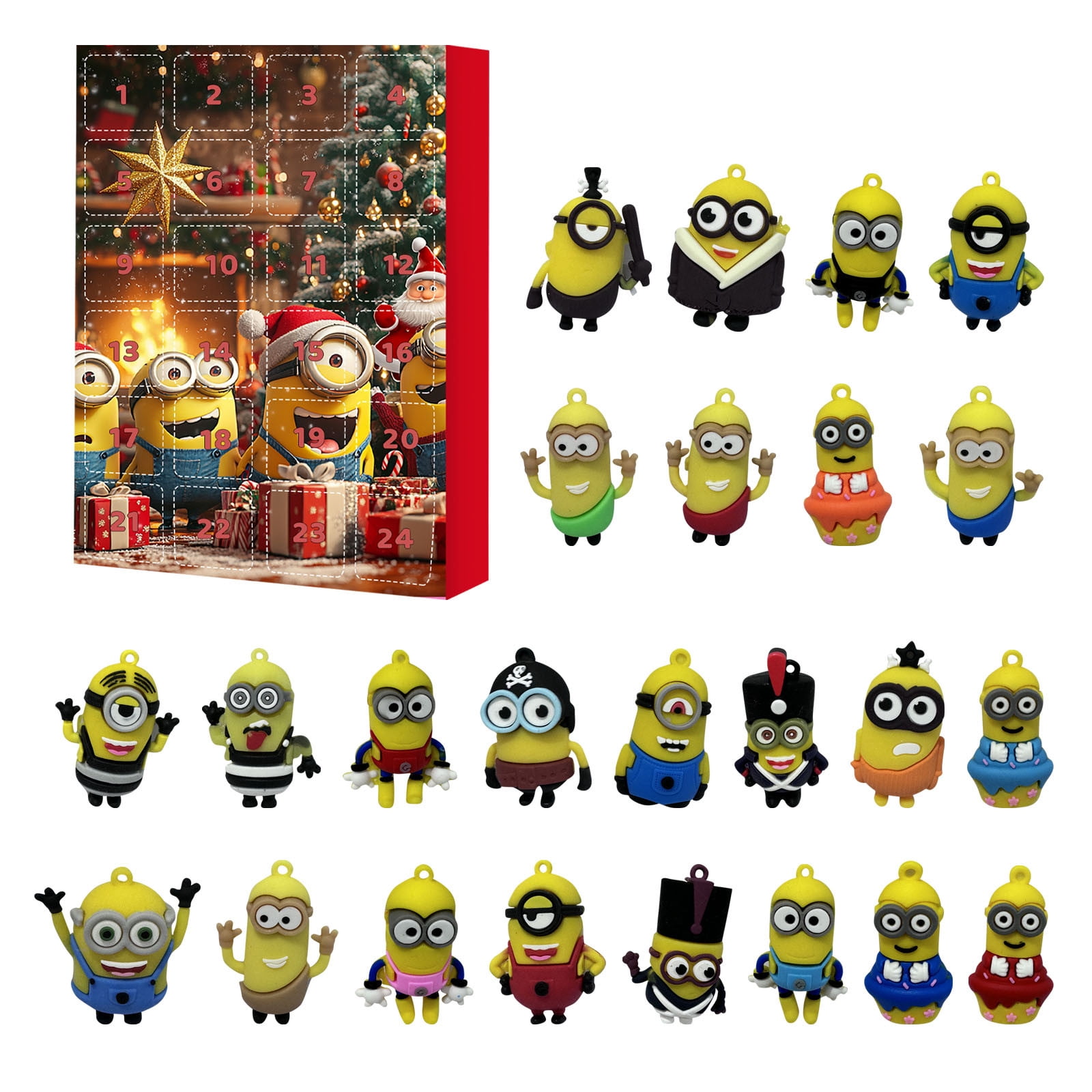 Minion Toys,Minion Minions Countdown Calendar figures,1*Advent