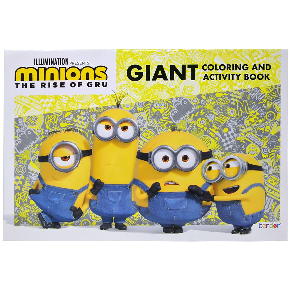 Minions The Rise of Gru: Minions 11x16 Giant Coloring & Activity Book ...