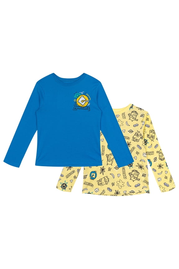 2 Pack Long Sleeve T-Shirts Toddler to Big Kid
