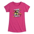 thumbnail image 1 of Minions 3 - Show Me That Smile - Toddler Girls Fitted Short Sleeve T-Shirt, 1 of 3