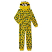 MINIONS 4-12 Hooded/Polyester Hooded Blanket Sleeper, Yellow