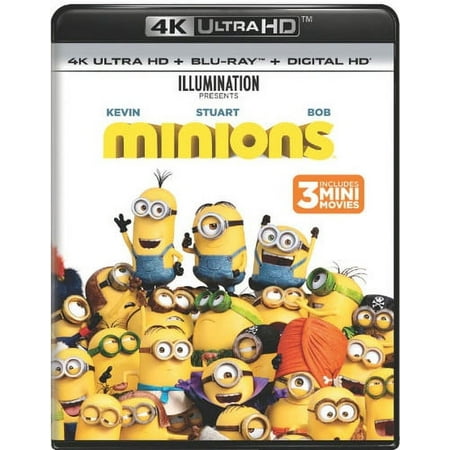 Minions [Includes Digital Copy] [Blu-ray] [2 Discs] [4K Ultra HD Blu-ray] [2015]