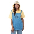 thumbnail image 1 of Minions Adult Men or Women Cosplay Hooded T-Shirt Bright Yellow Blue, 1 of 6